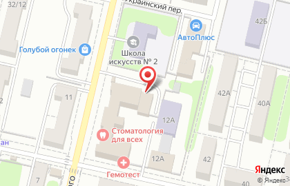 Служба заказа легкового транспорта Везёт на улице Мусоргского на карте