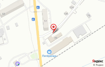 Продовольственный магазин Авоська на Пионерской улице на карте