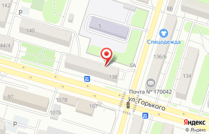 ЗАО Банкомат, МКБ Москомприватбанк на улице Горького на карте