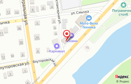 Магазин и СТО АвтоСити на Казанской улице на карте