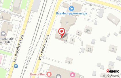 Сервис по доставке еды Chibbis на улице Грибоедова на карте