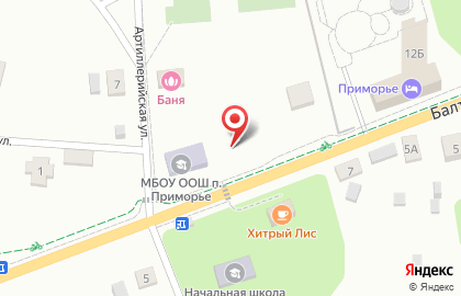 Оош п. Приморье на карте