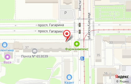 Фирменный магазин Крестьянское хозяйство на проспекте Гагарина на карте