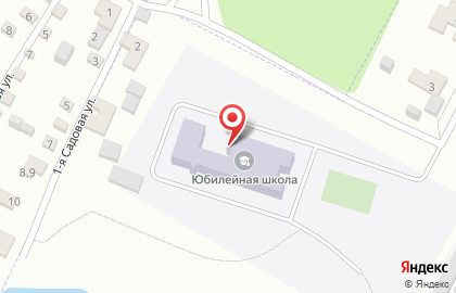 Юбилейная средняя общеобразовательная школа на карте