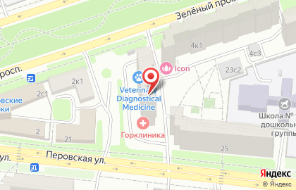 Зоосалон в Москве на карте