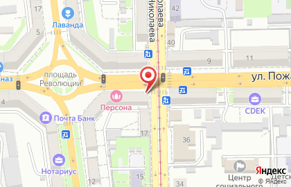 Салон сотовой связи Билайн на улице Пожарского на карте