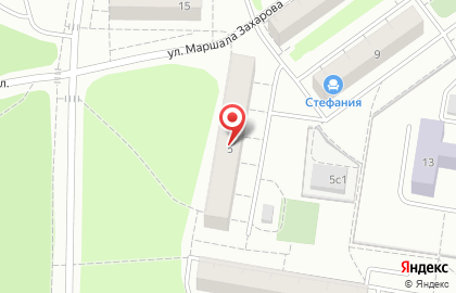 Служба заказа эвакуатора Авто Друг на улице Маршала Захарова на карте