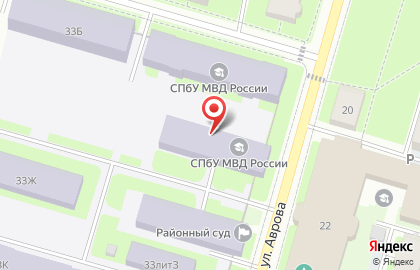 Санкт-Петербургский университет Министерства внутренних дел Российской Федерации в Петродворцовом районе на карте