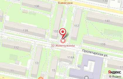 Стоматология 32 Жемчужины на Пролетарской улице на карте