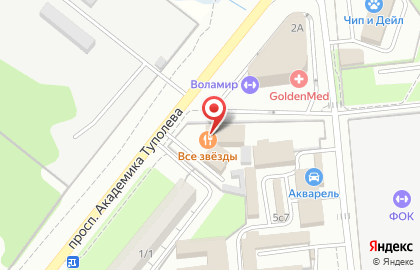 Ресторан Все звезды в Домодедово на карте