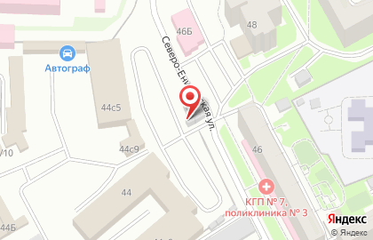 Автостоянка в Красноярске на карте
