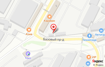 Дельта Спорт в Базовом проезде на карте