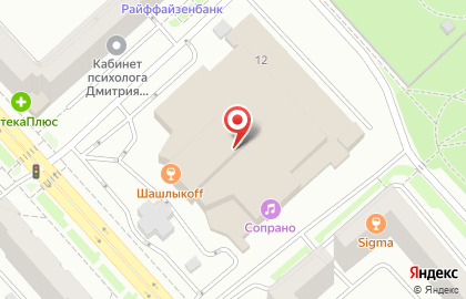 Дисконт-центр Adidas в Советском районе на карте