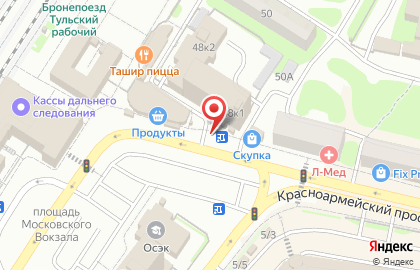 Киоск по продаже печатной продукции Роспечать на Красноармейском проспекте на карте