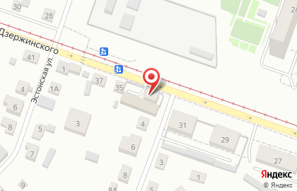 Автосервис на ​Дзержинского, 33 на карте