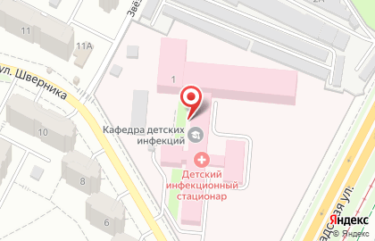 Городская Больница # 5 на Ново-Садовой улице на карте
