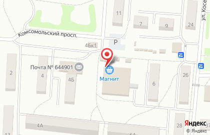 ОАО Банкомат, Сбербанк России на Комсомольском проспекте на карте