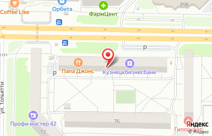 Папа Джонс на карте