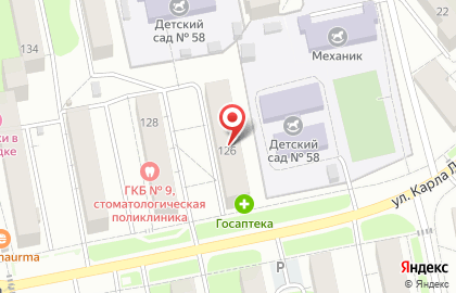 Ателье в Ижевске на карте