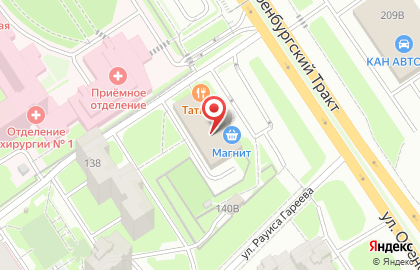 ОАО Банкомат, АКБ Абсолют Банк на улице Рауиса Гареева на карте