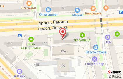 Магазин Beauty на проспекте Ленина на карте