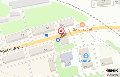 Магазин текстиля и сумок на Октябрьской улице на карте