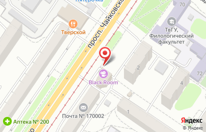 Инженерно-строительная компания ПромСтрой на проспекте Чайковского на карте