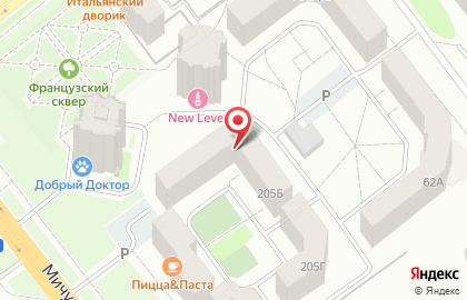 Магазин продуктов Изюминка на Мичуринской улице на карте