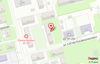 Эталон-Р на улице Сестёр Рукавишниковых на карте