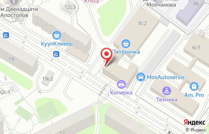 Магазин фруктов и овощей в Москве на карте