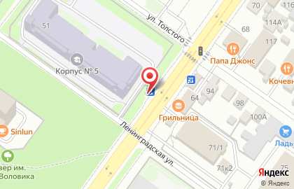 Хлебный киоск Хлебная столица на улице Бориса Богаткова на карте