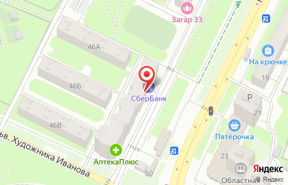 Аякс на проспекте Строителей на карте