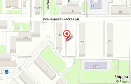 Луч на Коммунистической улице на карте