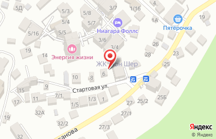Спортивный клуб фигурного катания Аксель на Стартовой улице на карте