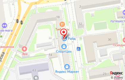 Санаторий Центросоюза РФ в г. Белокуриха на карте