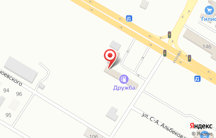 Дружба в Гудермесе на карте