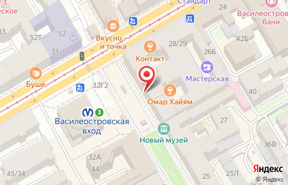 Салон оптики и контактных линз LinziSPb в Василеостровском районе на карте