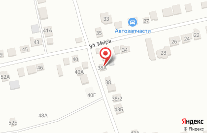 Автокомплекс на улице Мира на карте