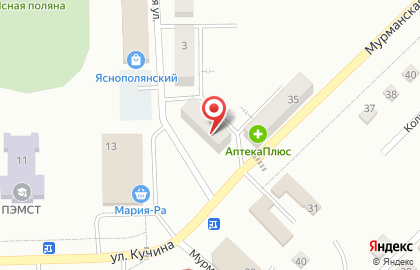 Фирменный магазин Крюгер на Черниговской улице на карте