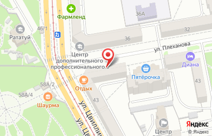 ДеКоль на улице Плеханова на карте