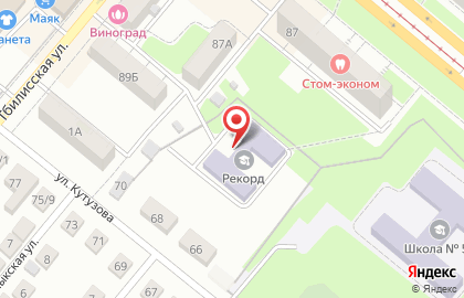 Частная общеобразовательная школа Рекорд на карте