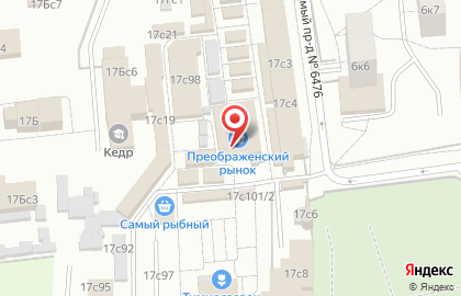Киоск хлебобулочных изделий Черкизовский хлеб на карте