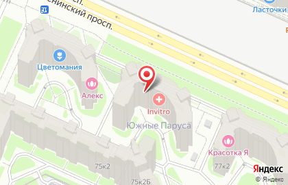 Булочная Лавка пекаря на Ленинском проспекте, 77к1 на карте