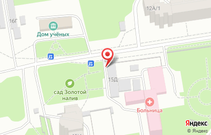 Автомастерская в Академгородке на карте