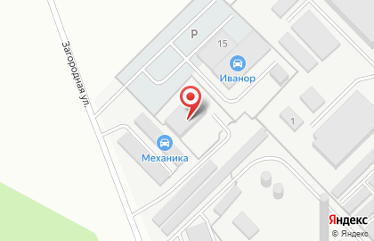 Шиномонтажная мастерская Shina-D на Загородной улице на карте