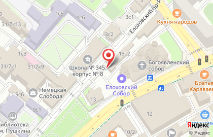 Продуктовый магазин Елоховское подворье на карте