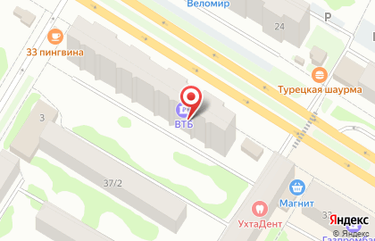 Банк ВТБ на проспекте Ленина на карте