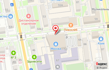 Йогурт-бар Yogumi на улице Суханова на карте