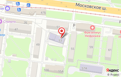 Участковый пункт полиции по Засвияжскому району на Московском шоссе на карте