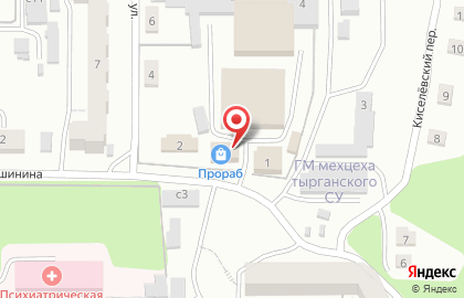 Магазин строительно-отделочных материалов, сантехники и электроинструментов Прораб на карте